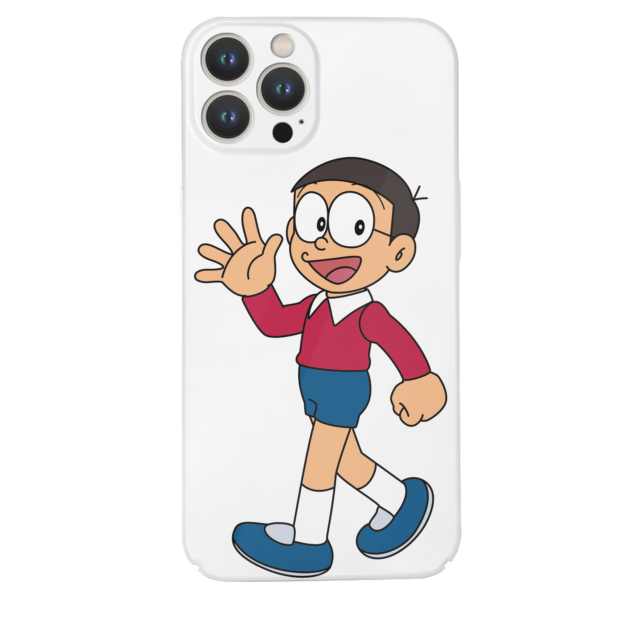 （画像用） ドラえもん 野比 のび太 Doraemon Nobita Nobi 【iPhone 14シリーズ対応】ハードケース